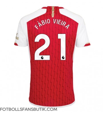 Arsenal Fabio Vieira #21 Replika Hemmatröja 2023-24 Kortärmad